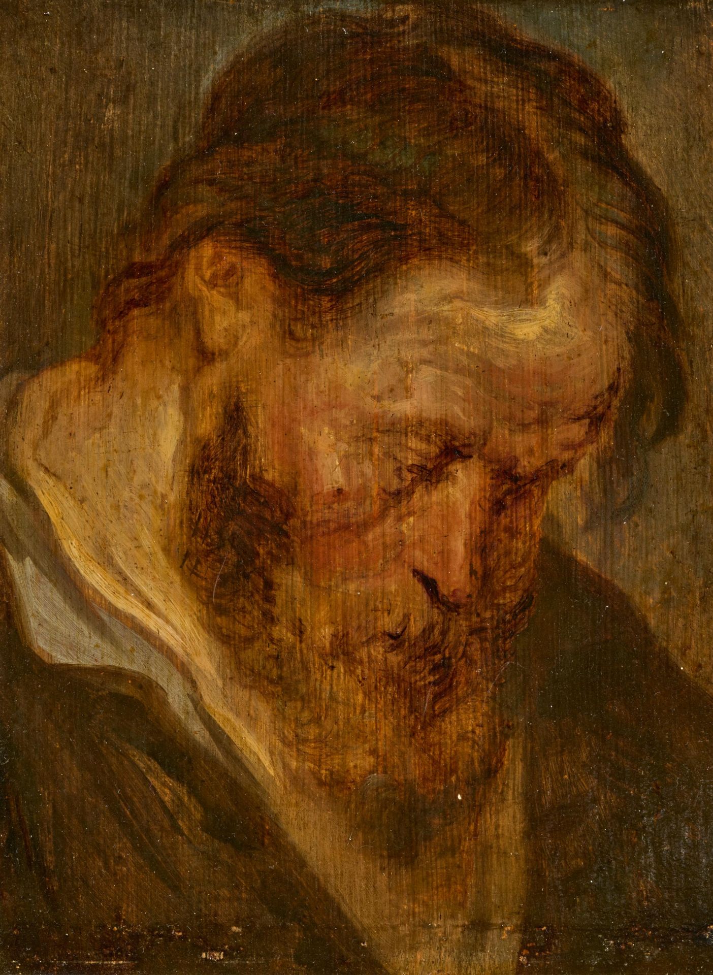 Anton van Dyck - Workshop / School: Tronie of a Bearded Man