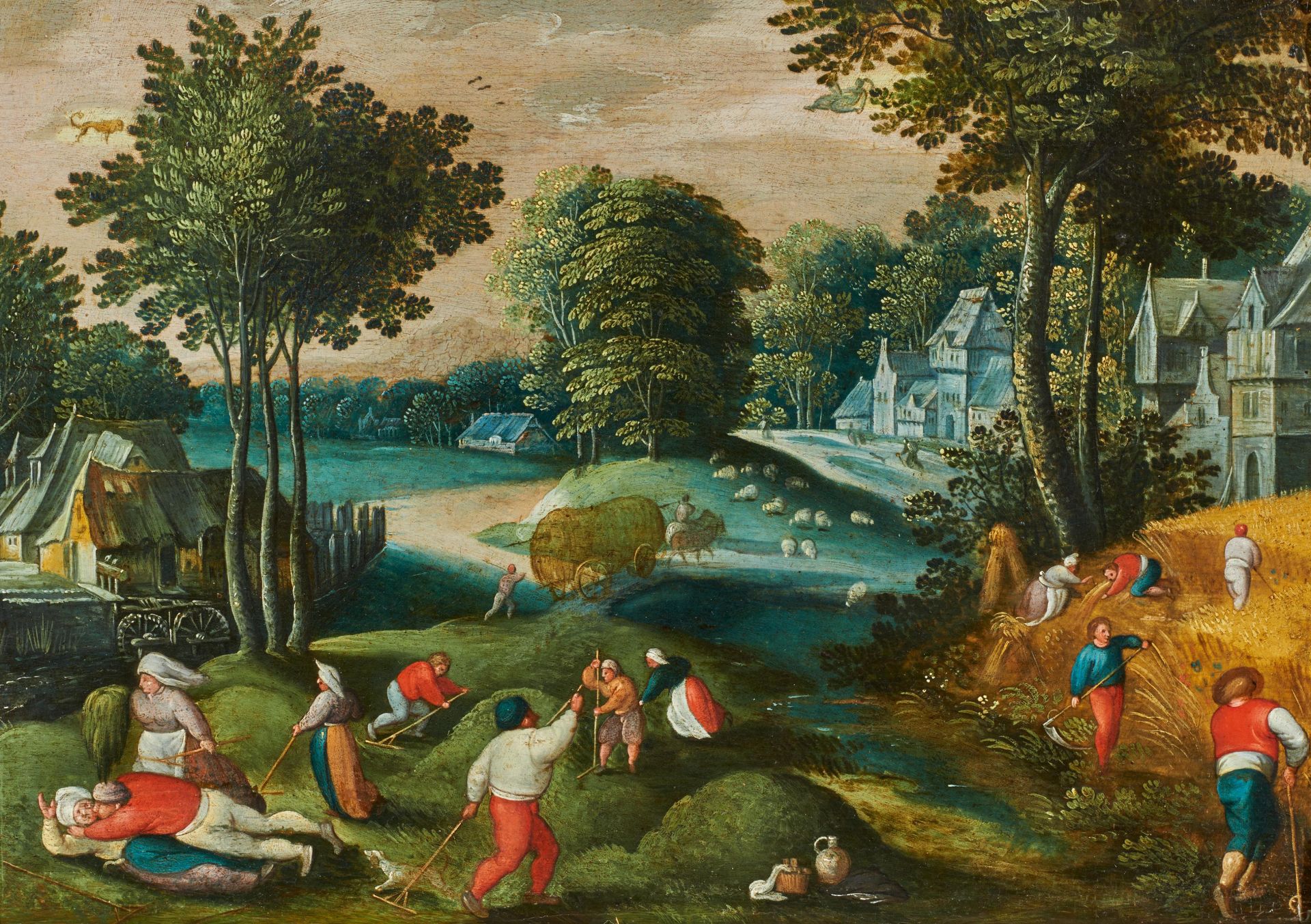 Pieter Brueghel d.J. - Follower: Allegory of Summer