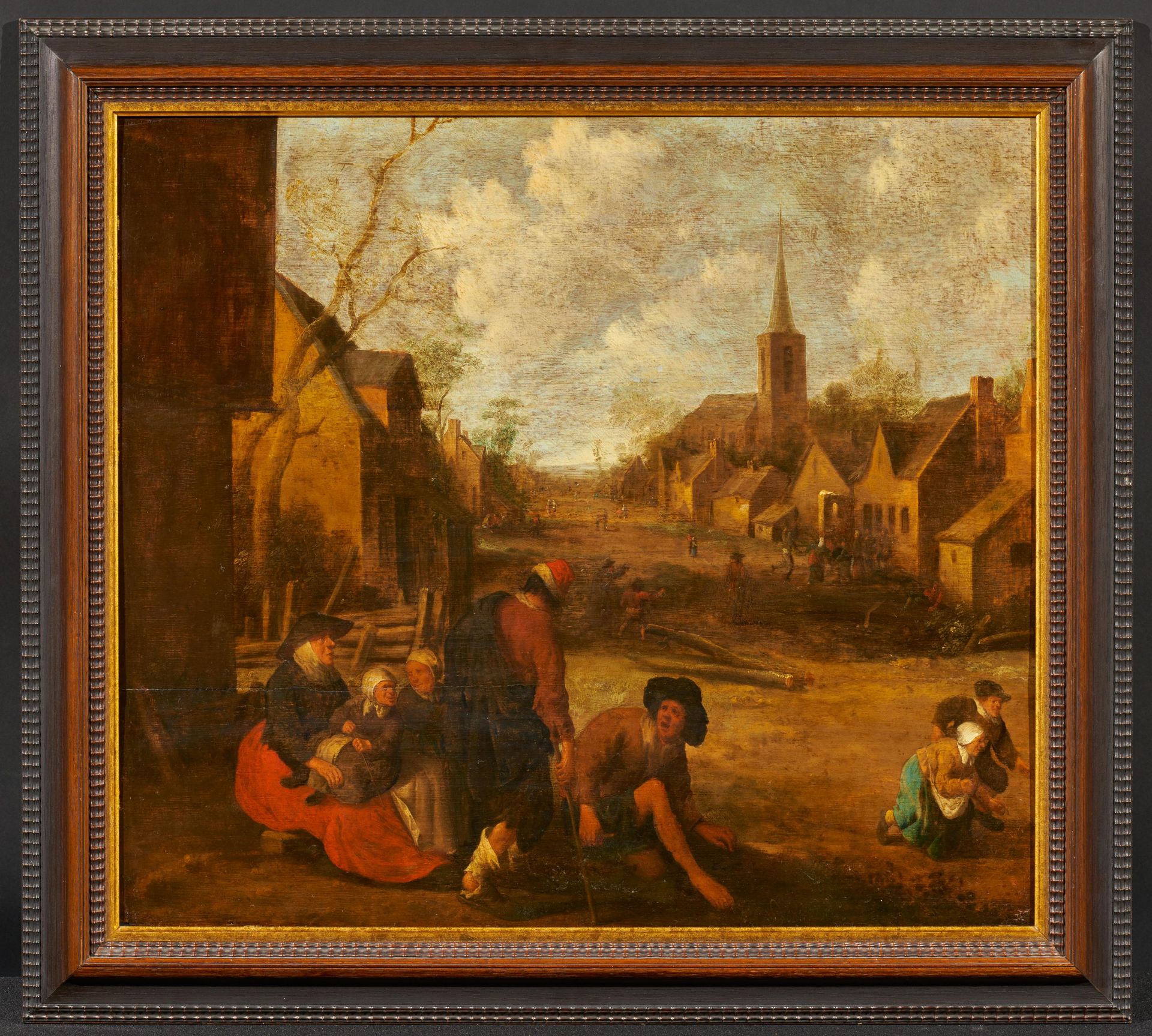 Cornelis Droochsloot: Dutch Village - Image 2 of 4