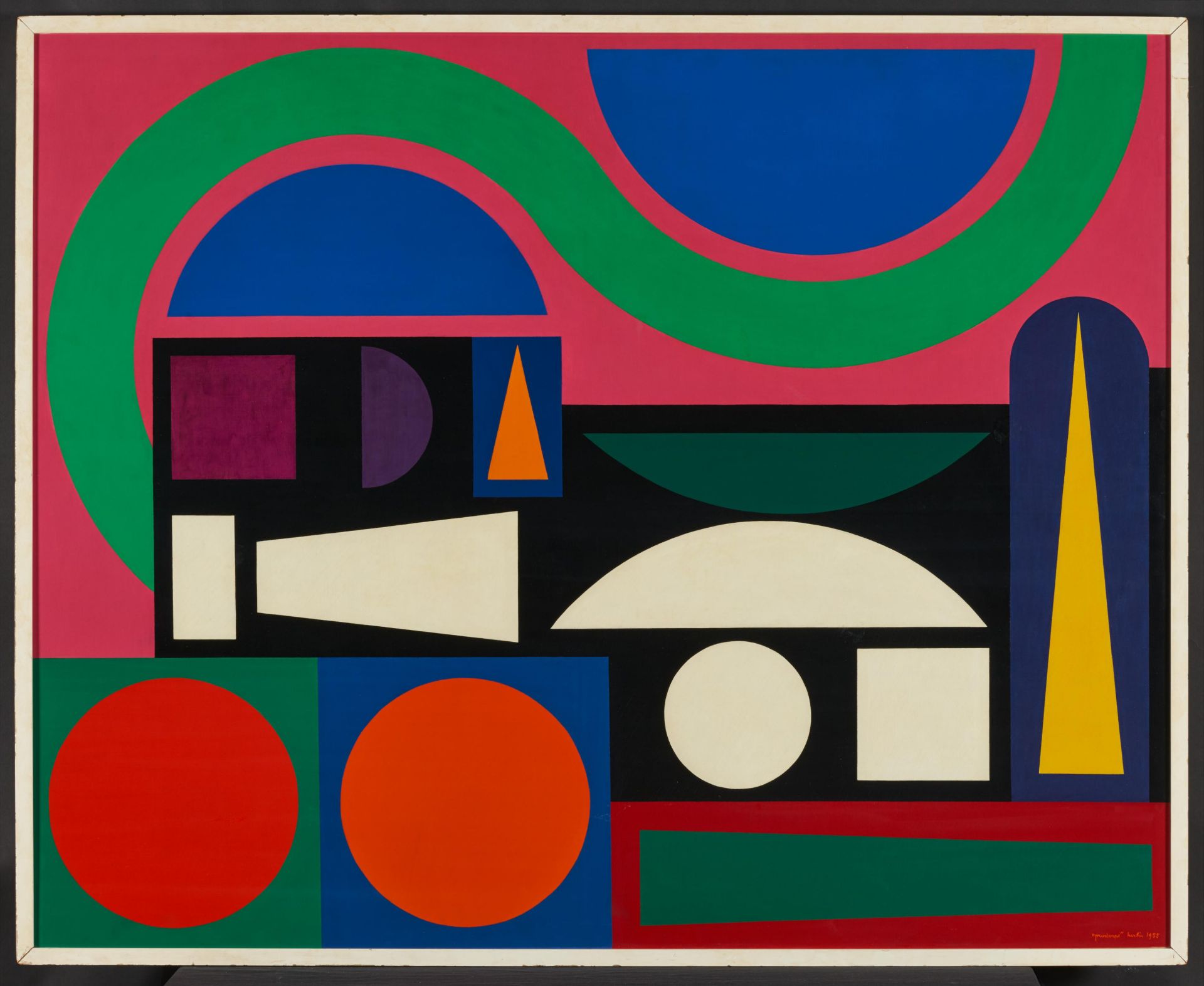 Auguste Herbin: "Printemps" - Image 2 of 4