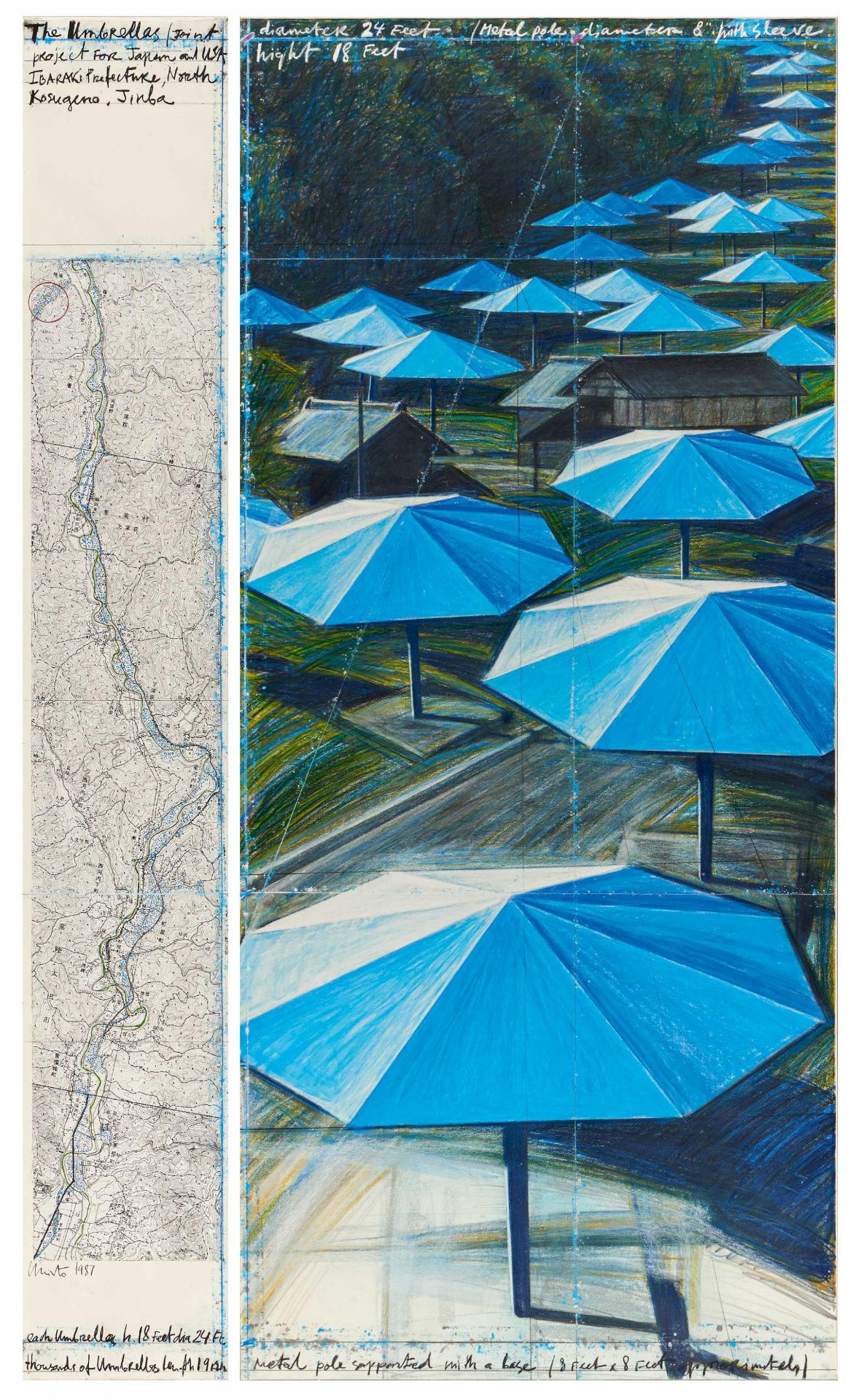 Christo: The Umbrellas (Joint Project for Japan and USA)
