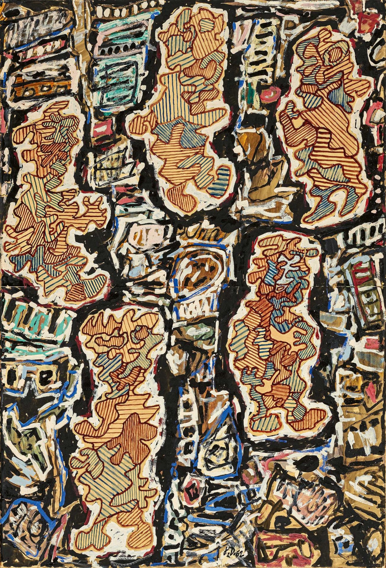 Jean Dubuffet: "La vie en ville"