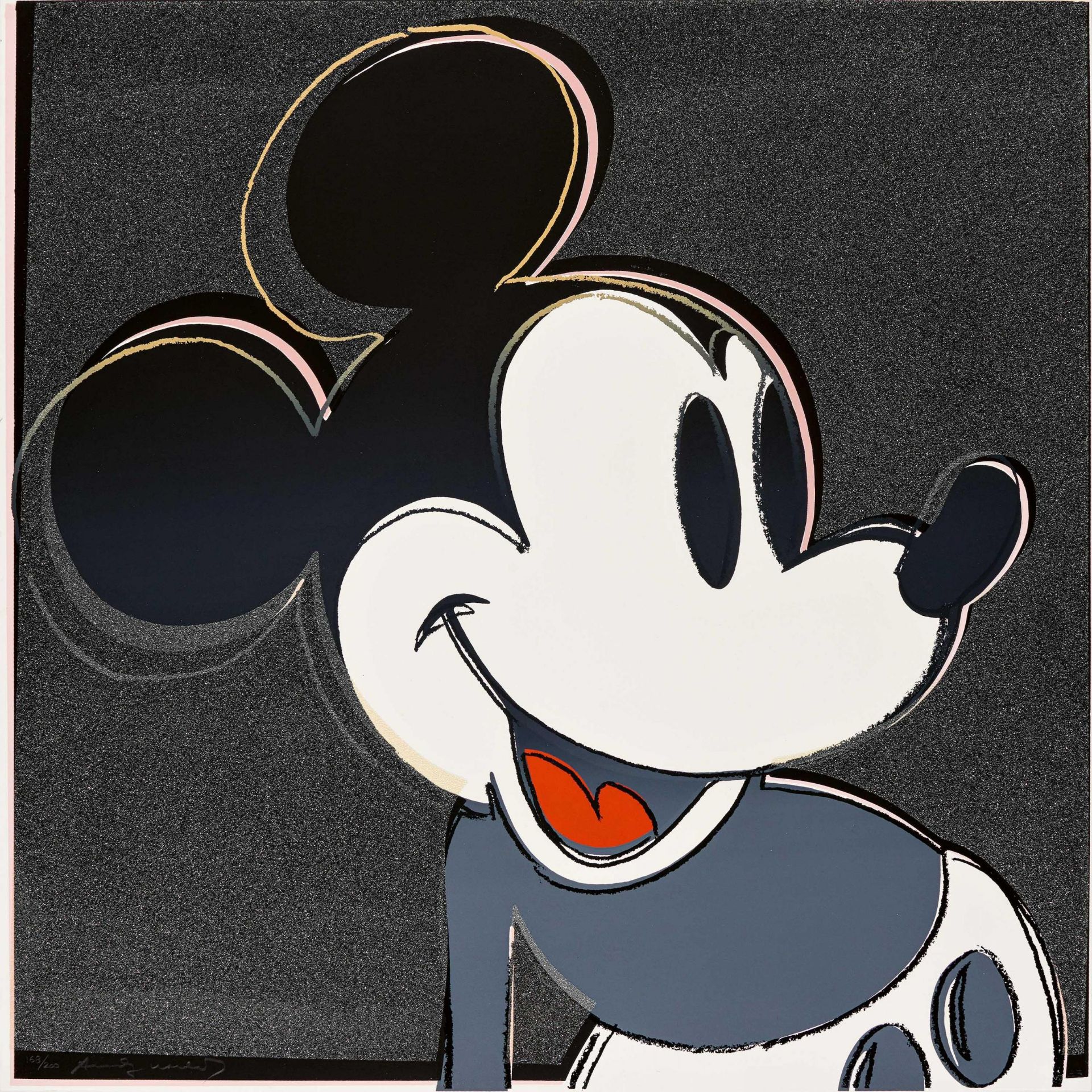 Andy Warhol: Mickey Mouse. From: Myths