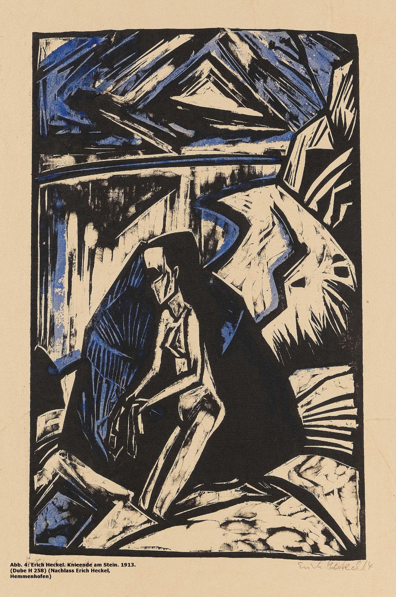 Erich Heckel: Badende vor Bäumen - Image 11 of 11