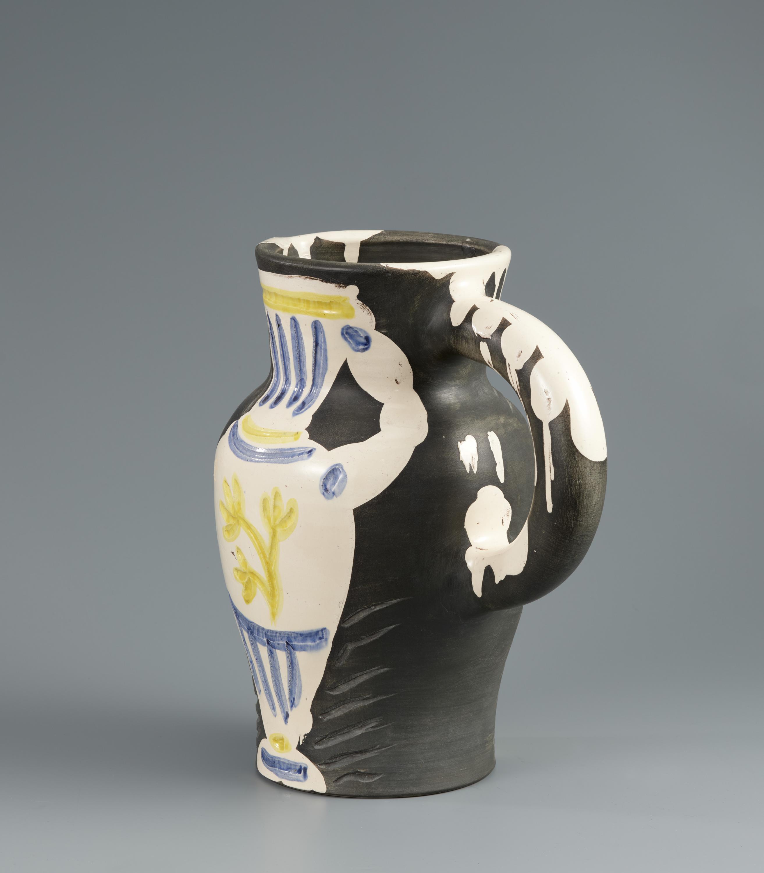 Pablo Picasso Ceramics: Pitcher with Vase - Image 2 of 5