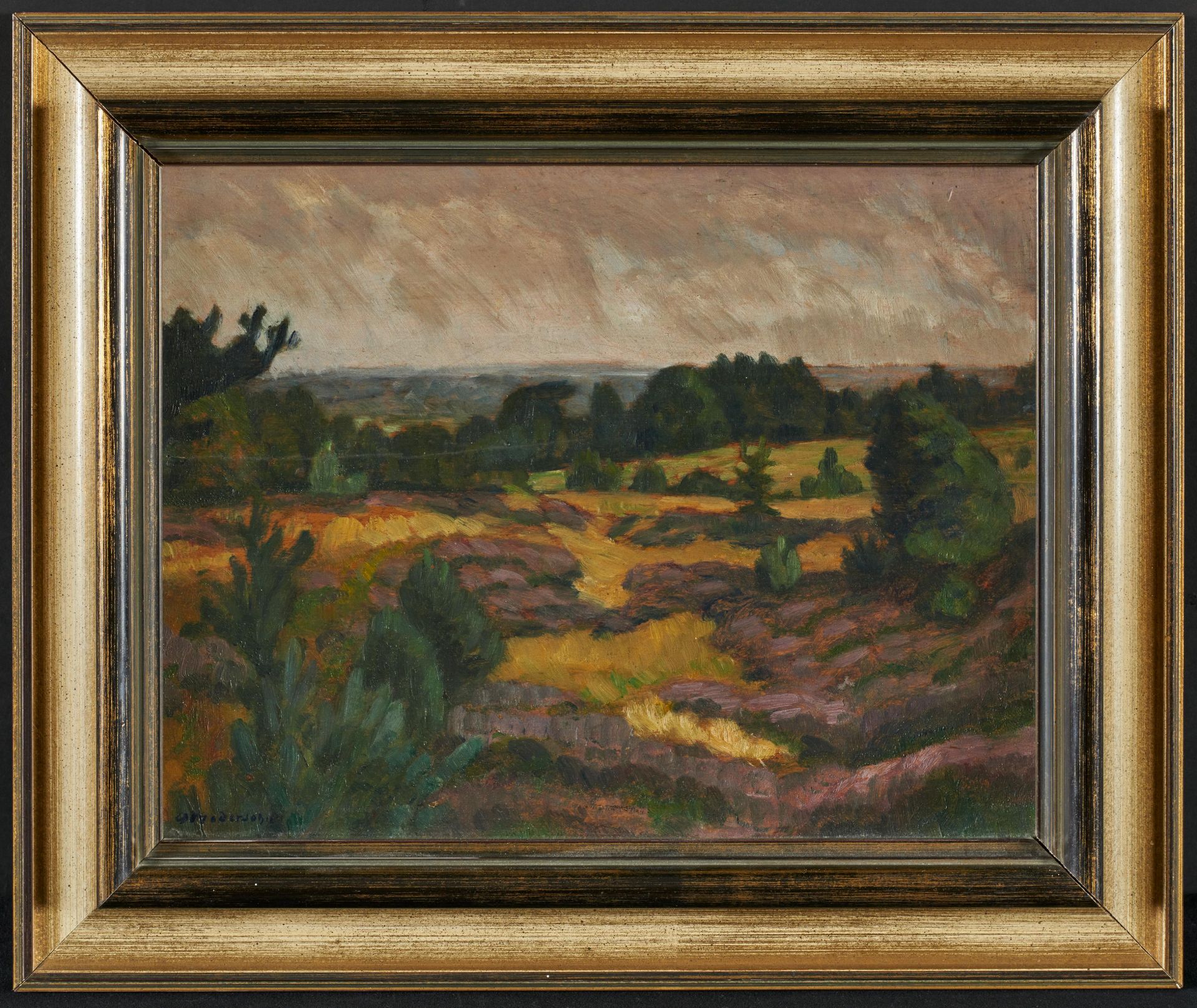 Otto Modersohn: Blühende Heide auf dem Weyerberg - Image 2 of 4