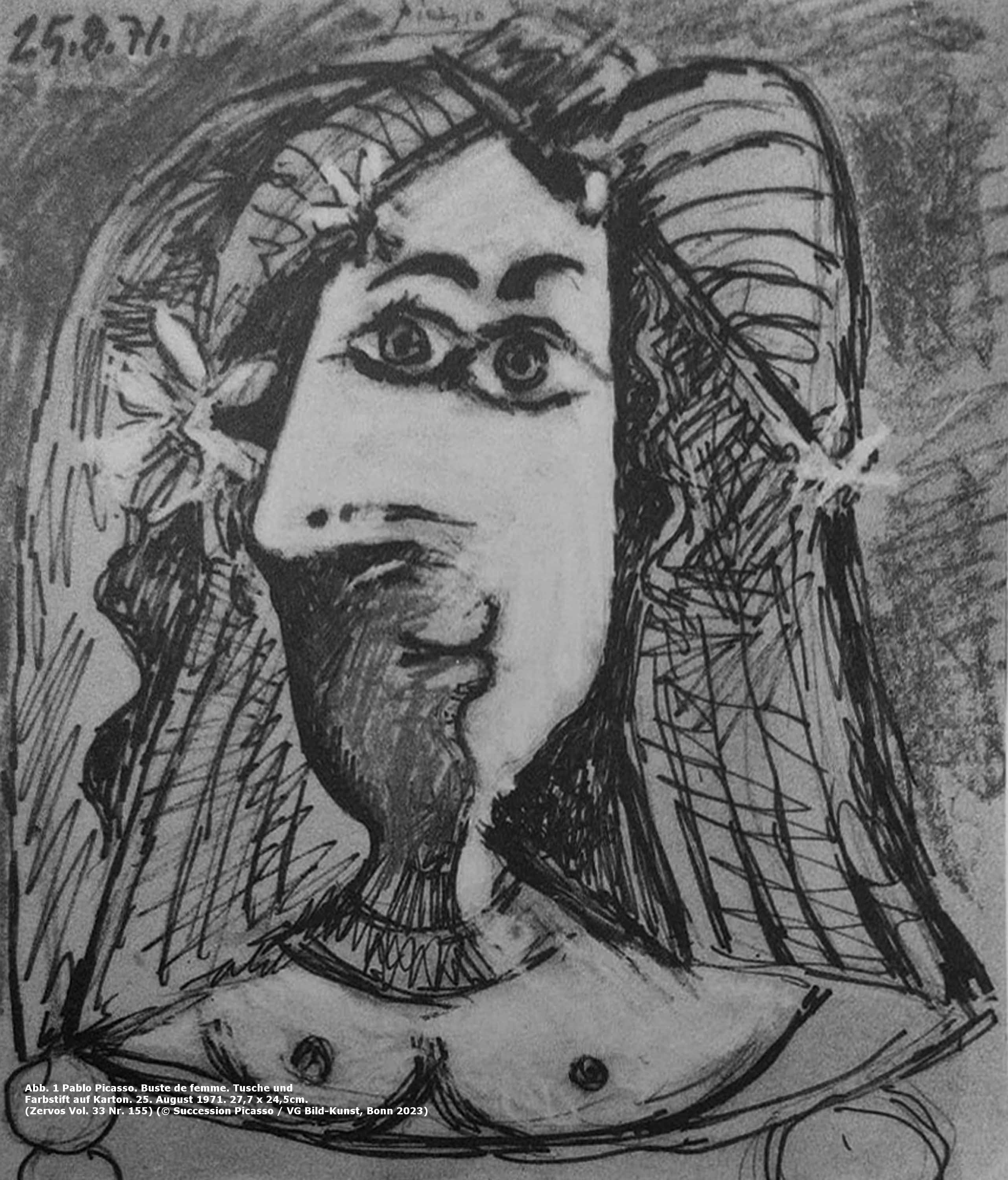 Pablo Picasso: Buste de femme - Image 5 of 9