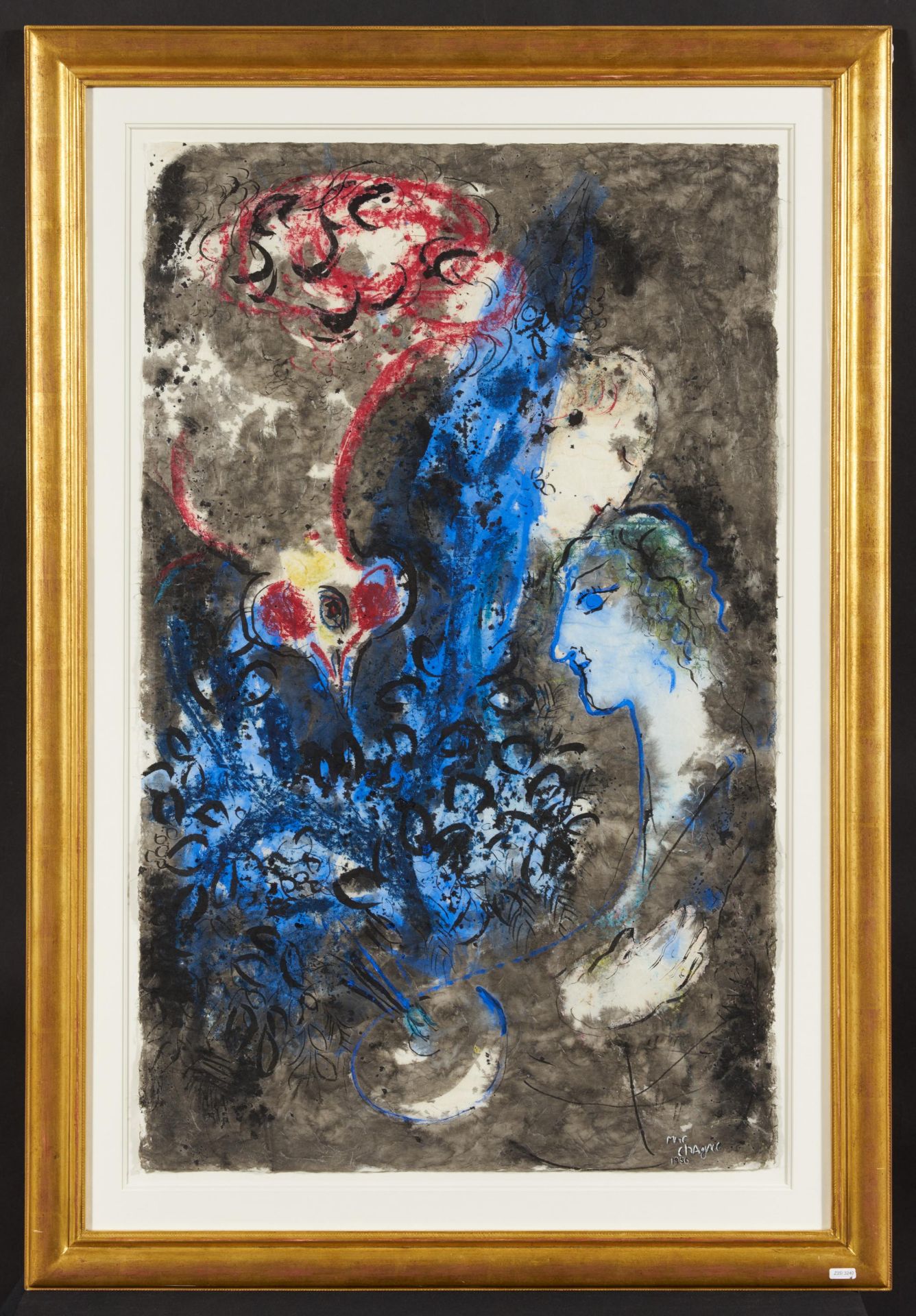 Marc Chagall: Le coq et les deux visages - Bild 2 aus 3