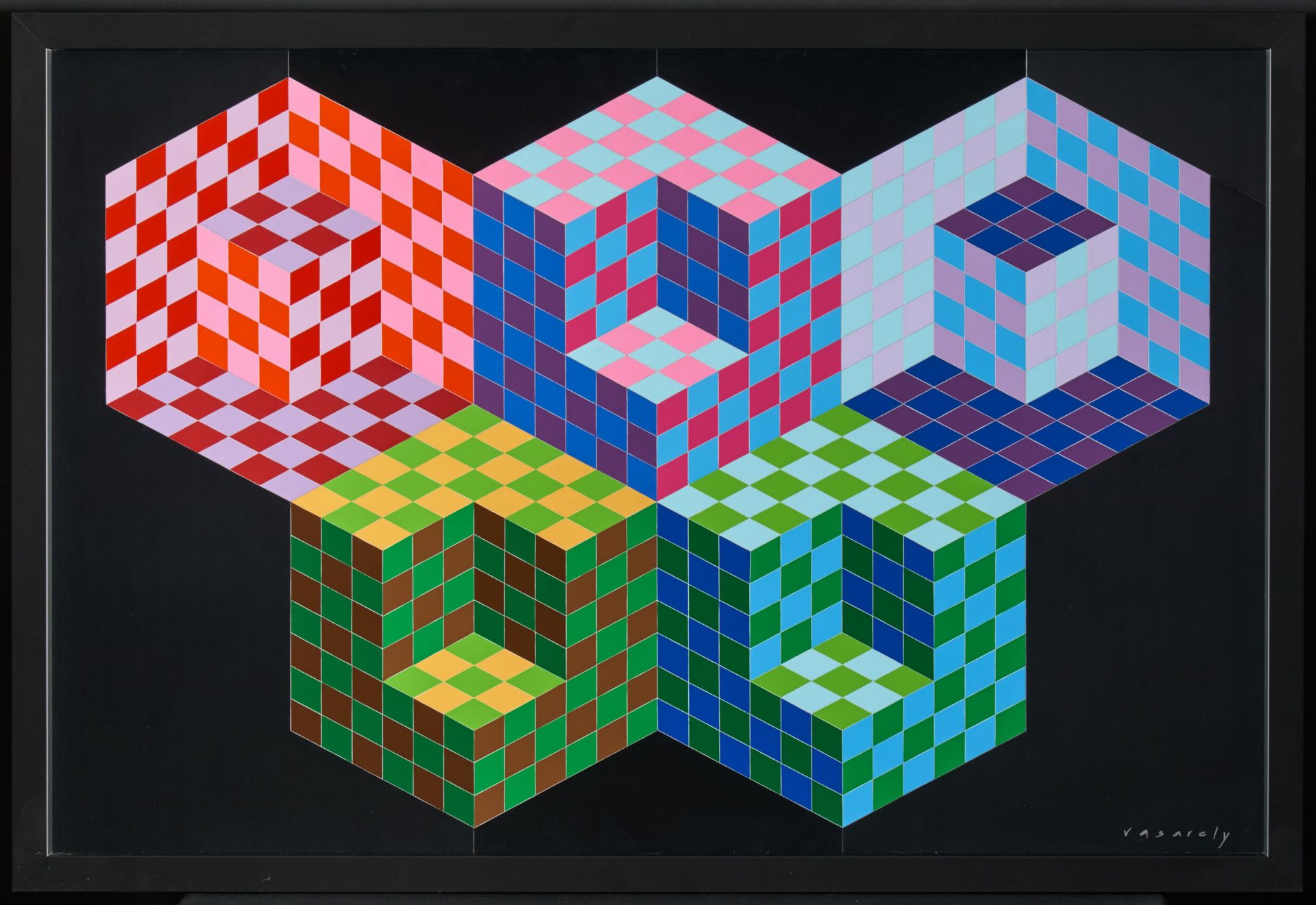 Victor Vasarely: Olimpia - Image 2 of 3