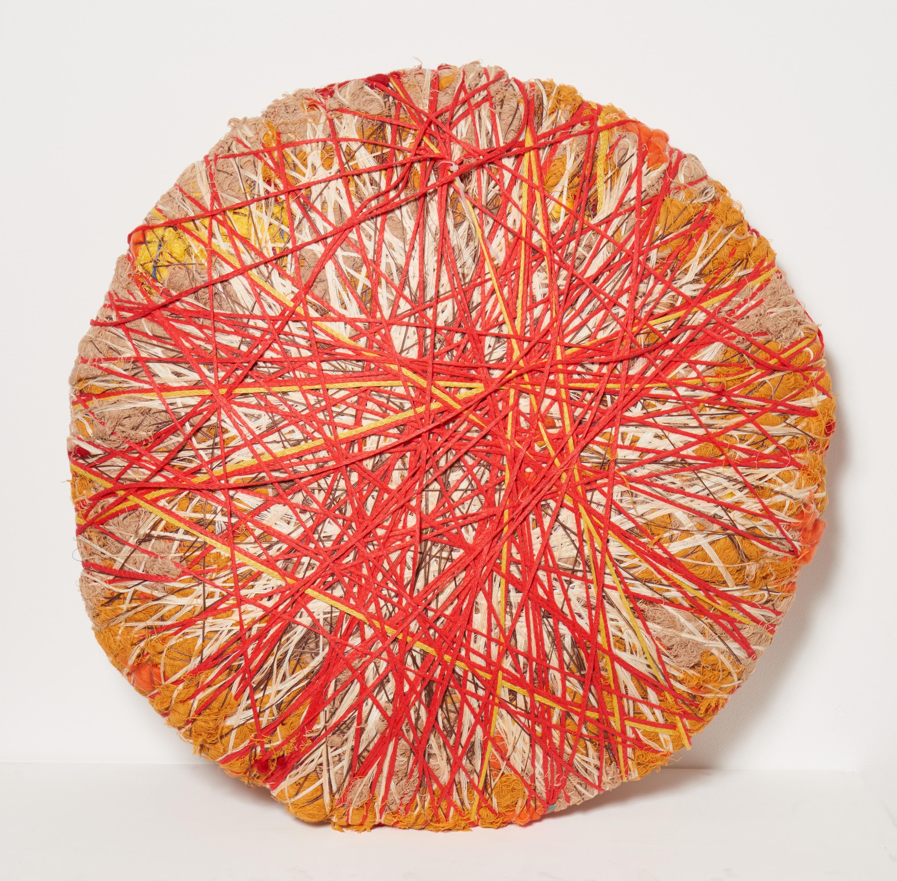 Sheila Hicks: Soft Stone Fiber Sculpture Orange - Image 2 of 2