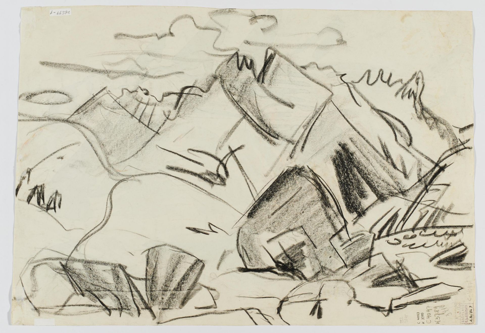 Ernst Ludwig Kirchner: Dame vor Waldstück - Image 3 of 4