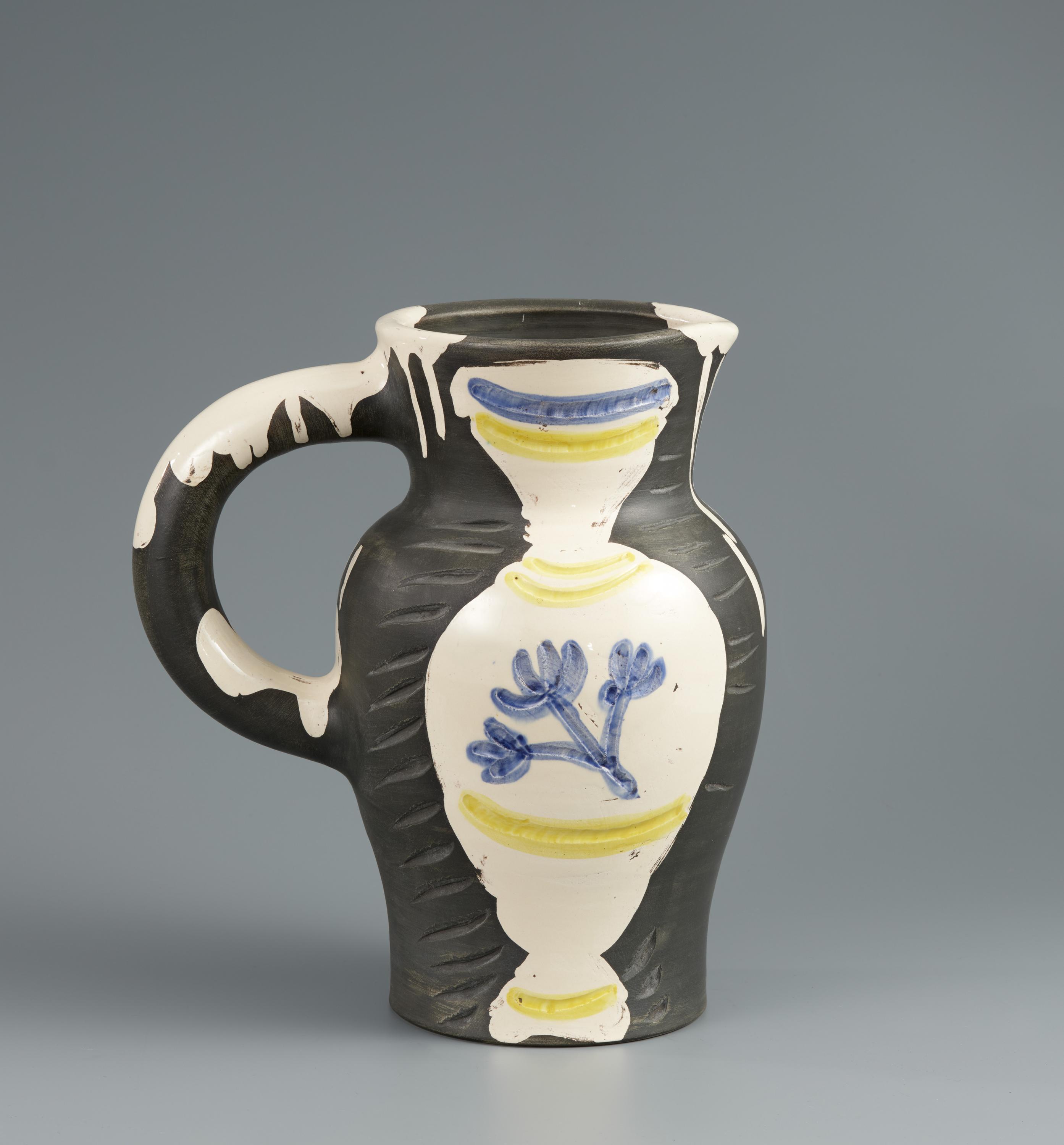 Pablo Picasso Ceramics: Pitcher with Vase - Image 3 of 5
