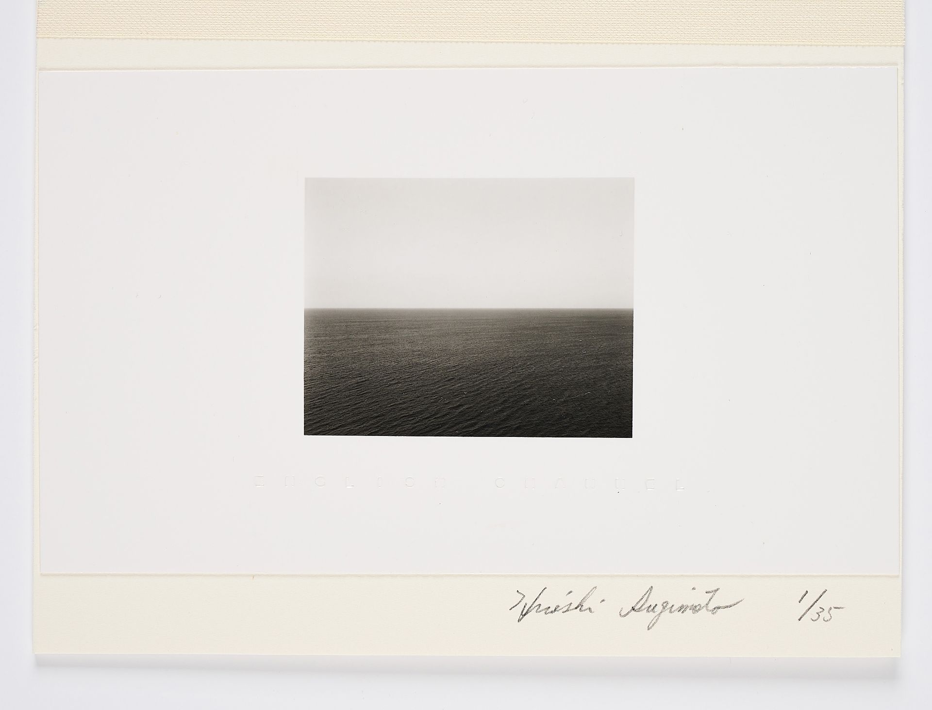 Hiroshi Sugimoto: Day Seascape, English Channel, Weston Cliff (für Parkett 46) - Image 3 of 5