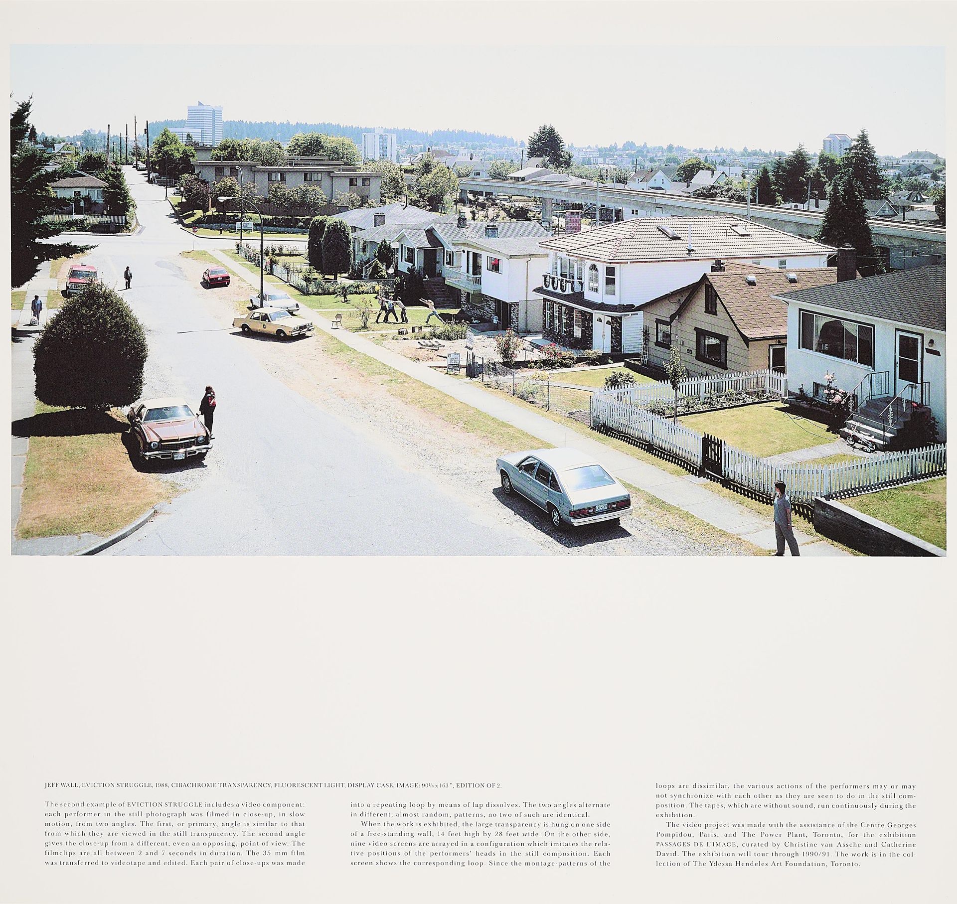 Jeff Wall: Boy on TV (Aus: Eviction Struggle) (für Parkett 22) - Image 3 of 7