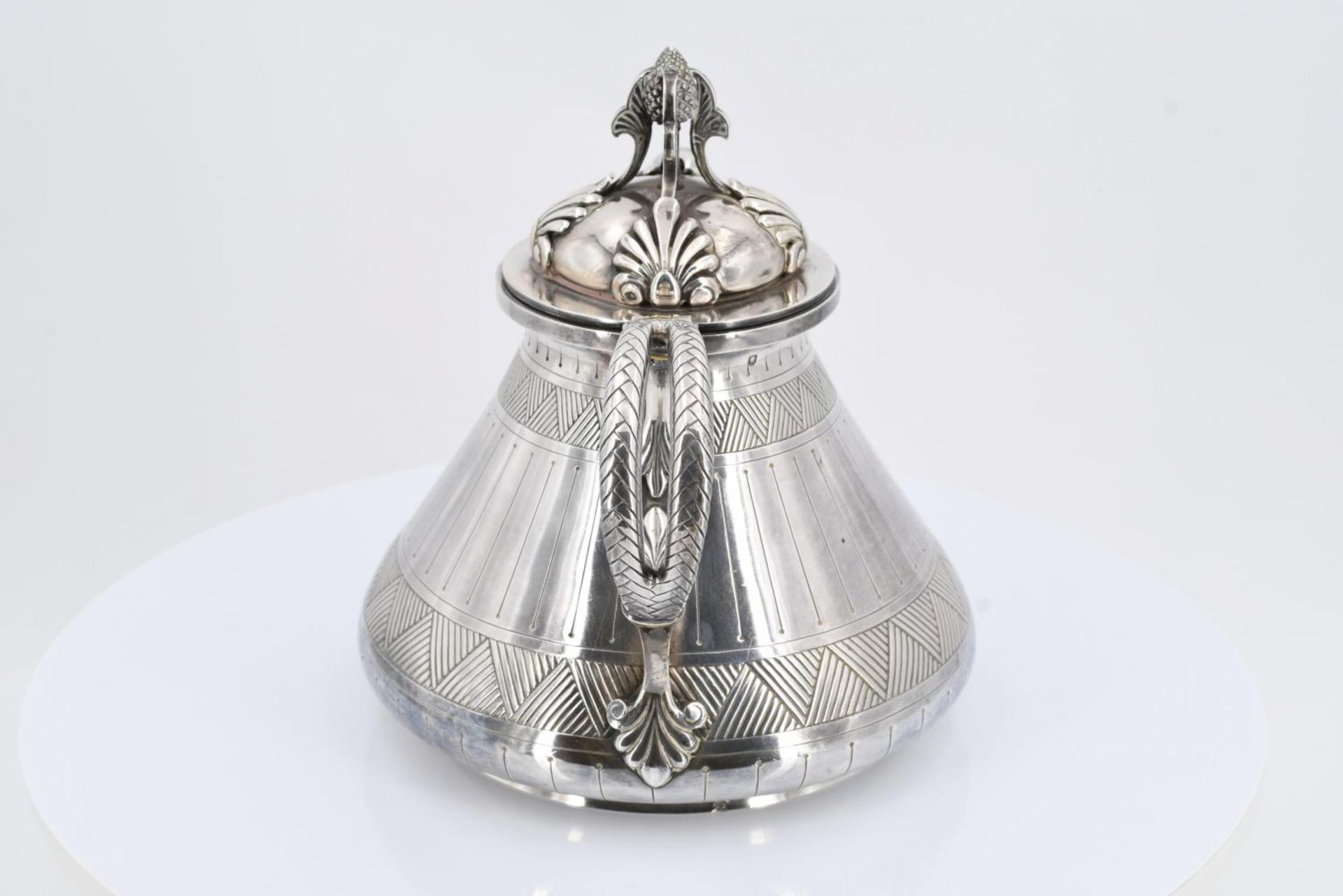 Émile Froment-Meurice: SILVER COFFEE AND TEA SERVICE IN ORIENTAL STYLE - Image 15 of 25