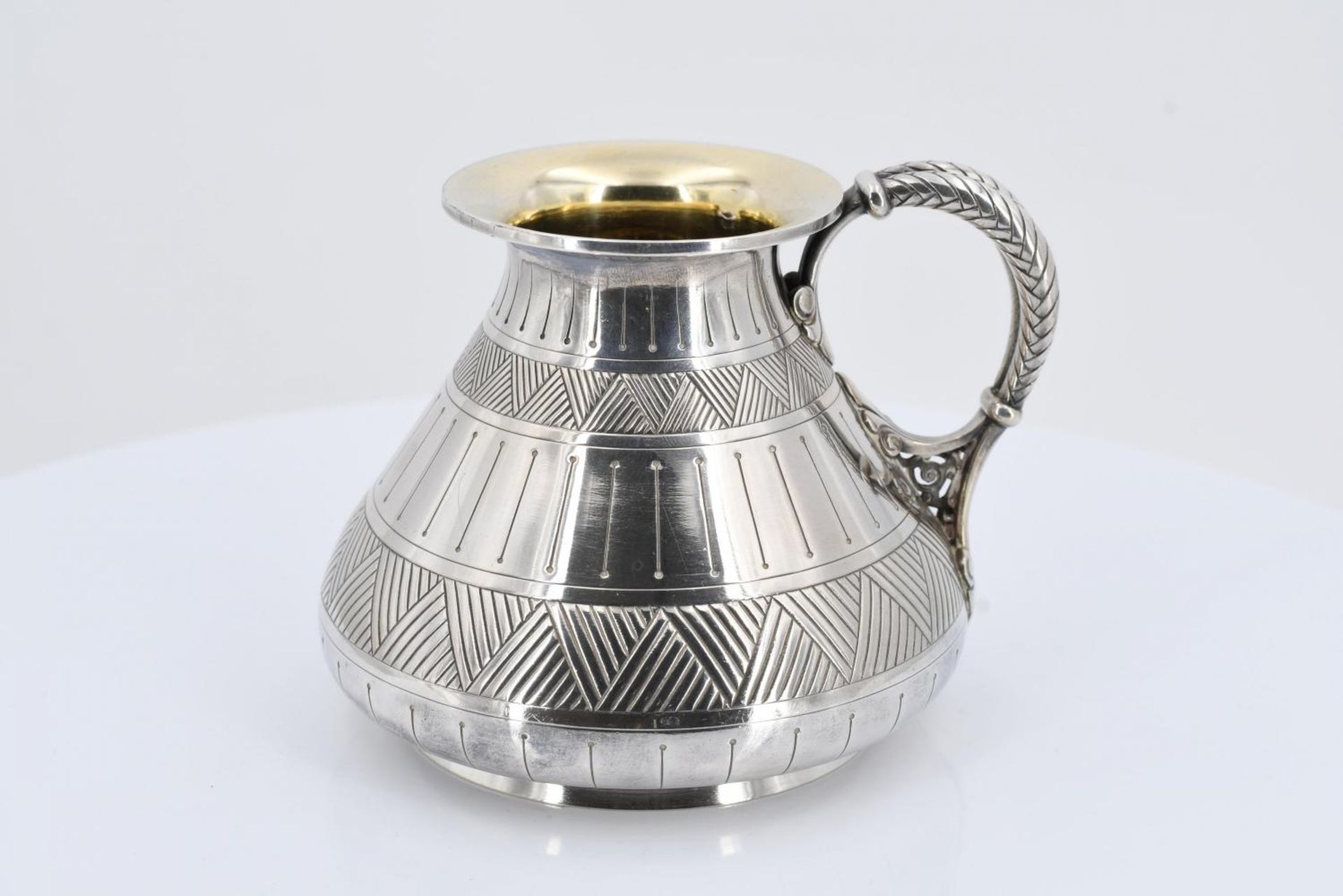 Émile Froment-Meurice: SILVER COFFEE AND TEA SERVICE IN ORIENTAL STYLE - Image 20 of 25