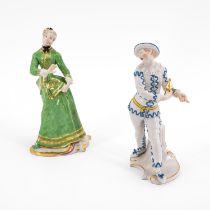 Nymphenburg: Julia und Pierrot mit Laterne aus der 'Commedia dell'Arte'