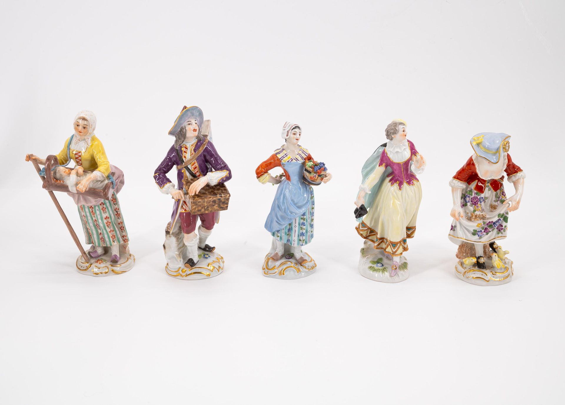 Meissen: 33 Figuren der "Cris de Paris" - Bild 2 aus 25