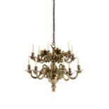 Nuremberg: MINIATURE BRASS CHANDELIER