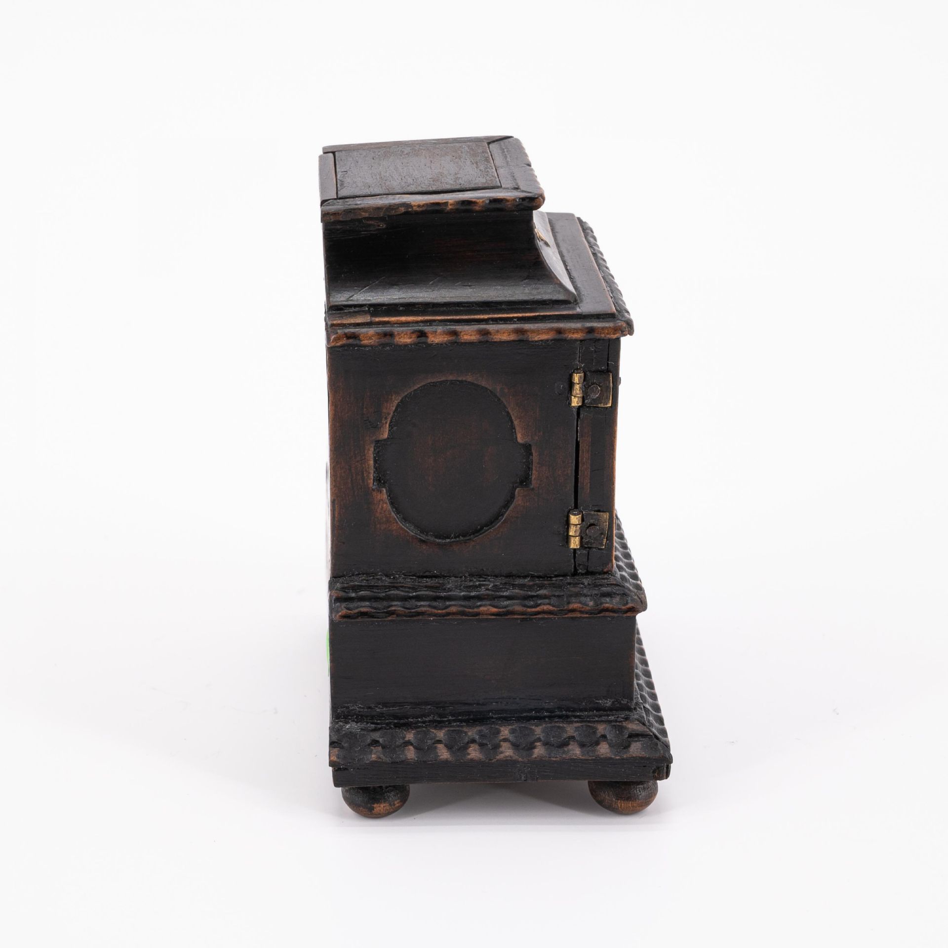 South Germany: MINIATURE FRUITWOOD CABINET ON CHEST - Image 10 of 11