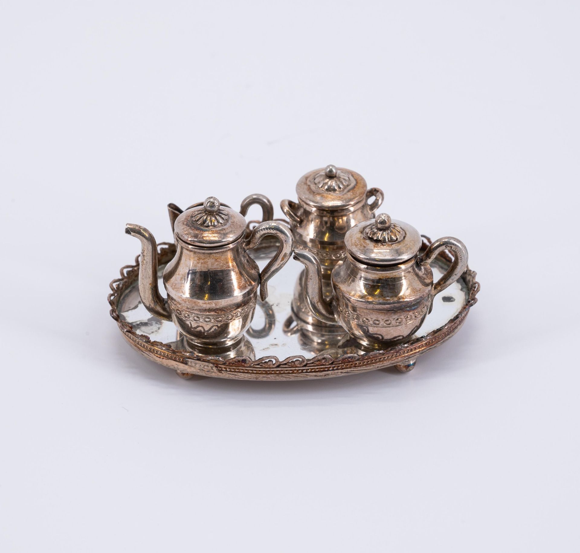 THREE SILVER MINIATURE SERVICE - Image 8 of 8