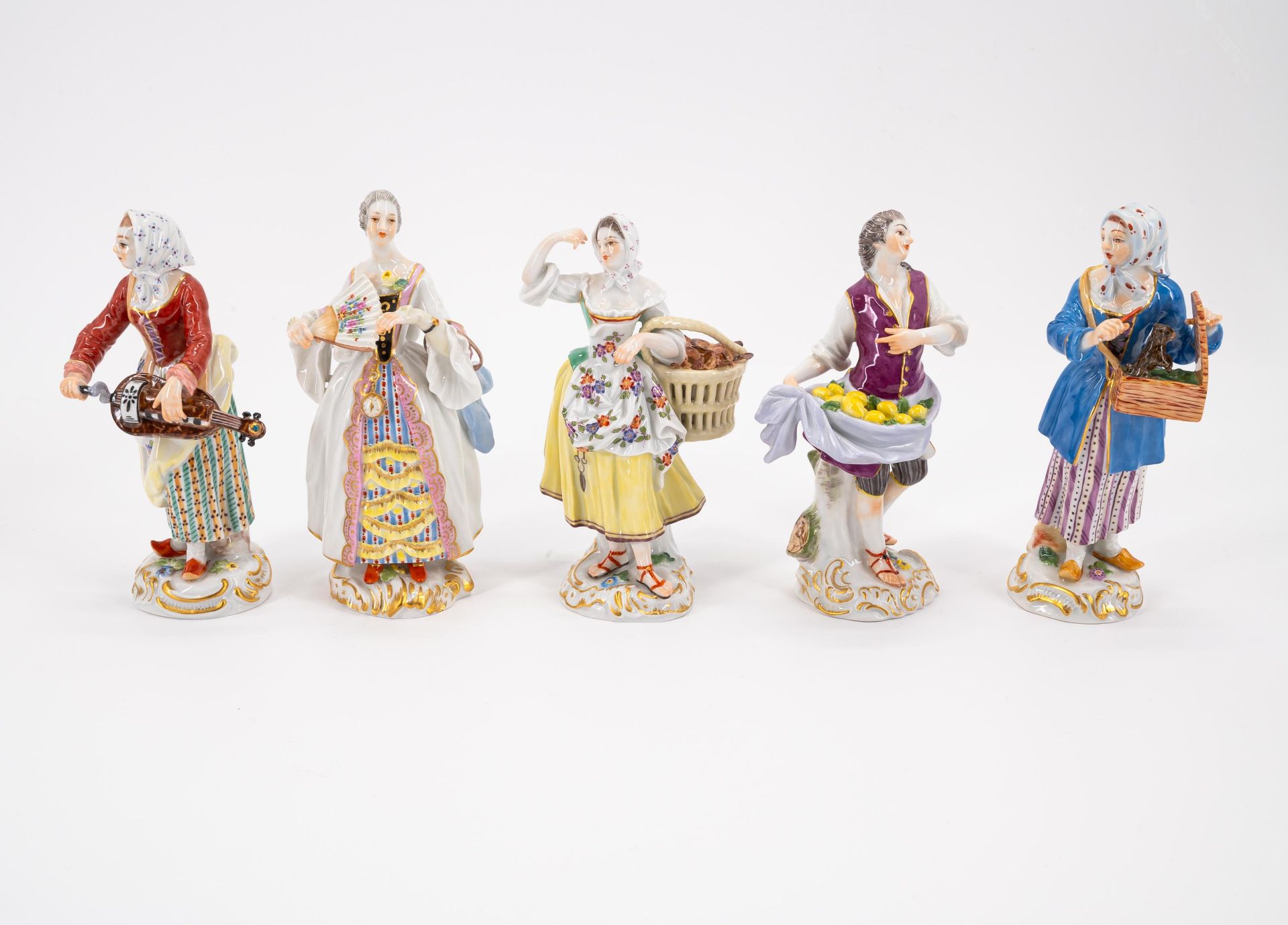 Meissen: 33 Figuren der "Cris de Paris" - Bild 8 aus 25