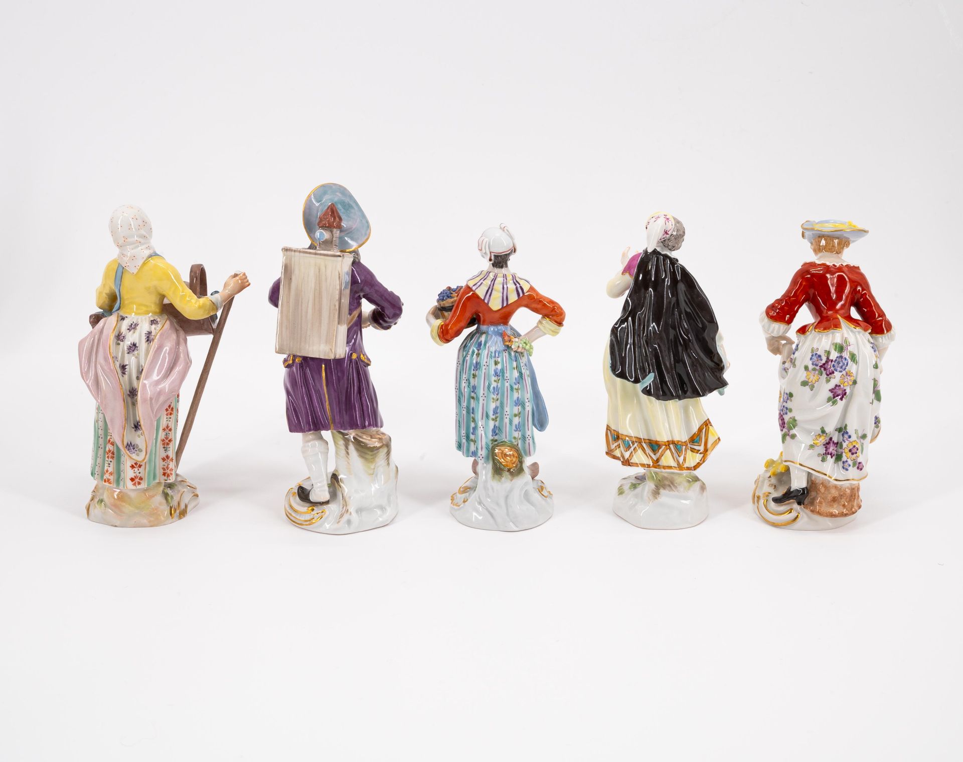 Meissen: 33 Figuren der "Cris de Paris" - Bild 3 aus 25