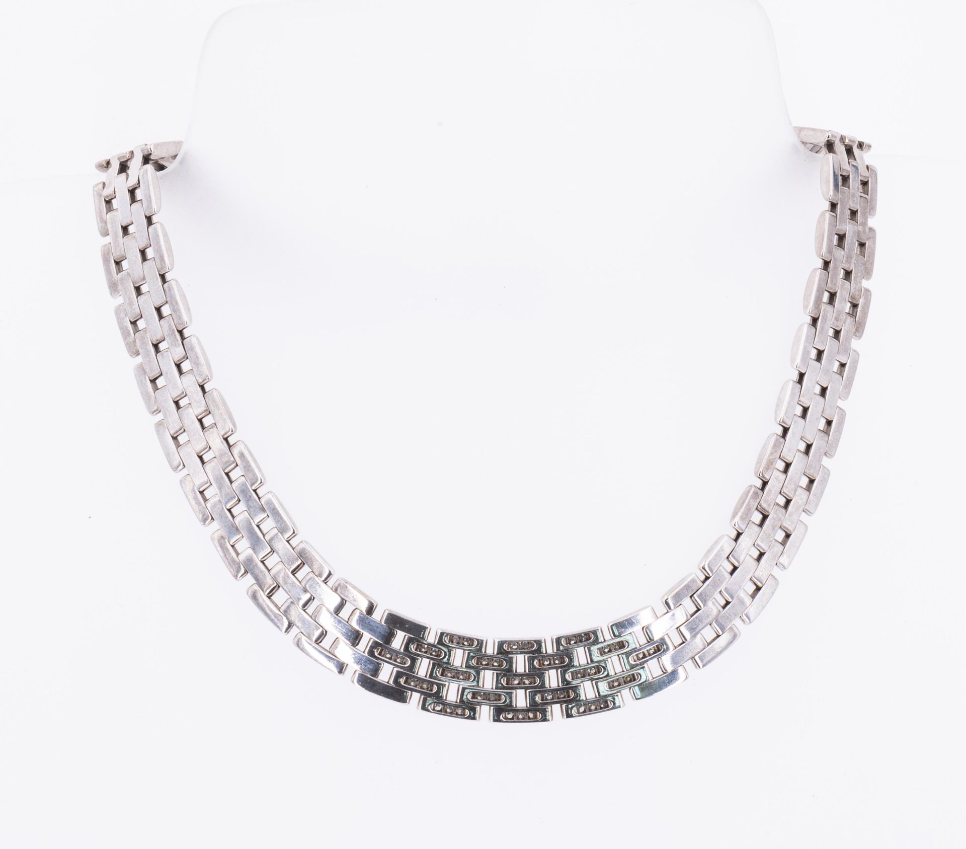 Cartier: Diamond-Necklace - Image 2 of 5