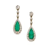 Historic-Emerald-Diamond-Ear Studs