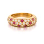 Cartier: Ruby-Diamond-Ring