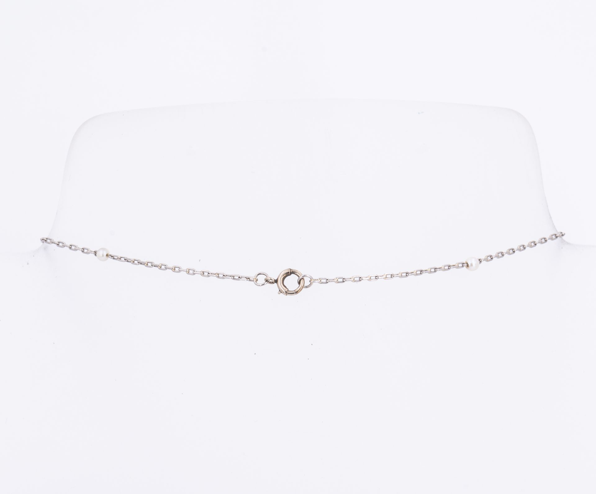 Peal-Diamond-Necklace - Image 3 of 4