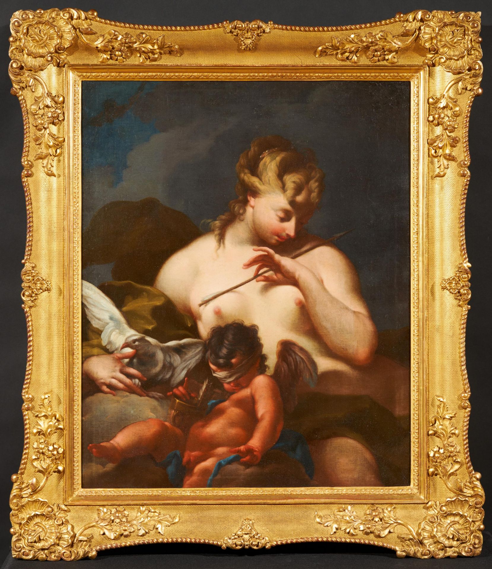 Giovanni Battista Pittoni: Venus mit dem schlafenden Amor - Bild 2 aus 4