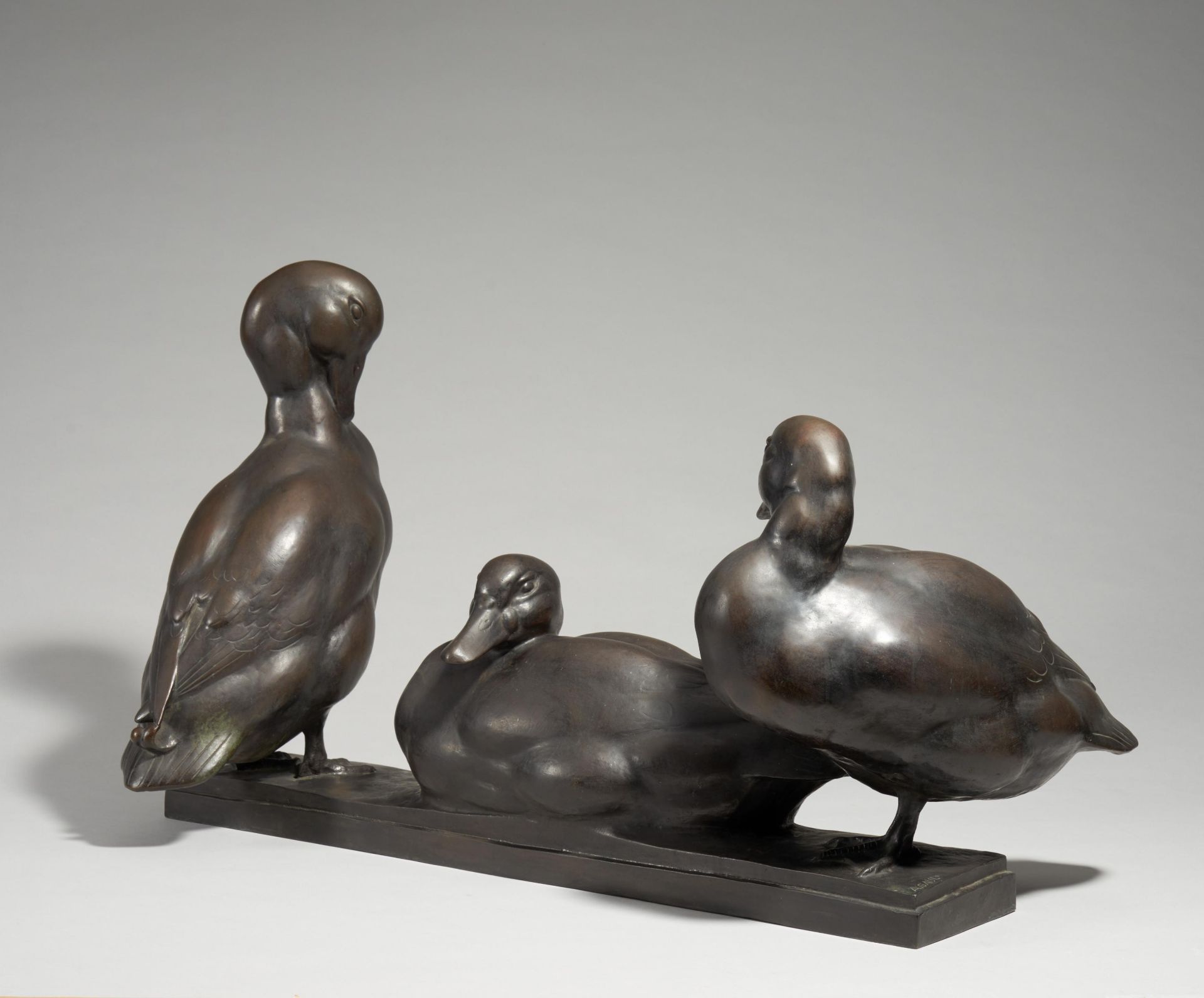August Gaul: Three Ducks - Image 2 of 4