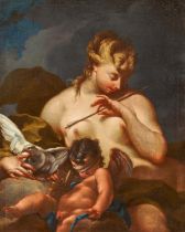 Giovanni Battista Pittoni: Venus mit dem schlafenden Amor
