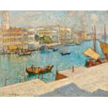 Konstantin Gorbatov: View of the Canal Grande in Venice