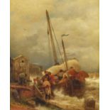 Andreas Achenbach: At the Bulwark in Ostend