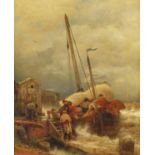 Andreas Achenbach: Am Bollwerk in Ostende