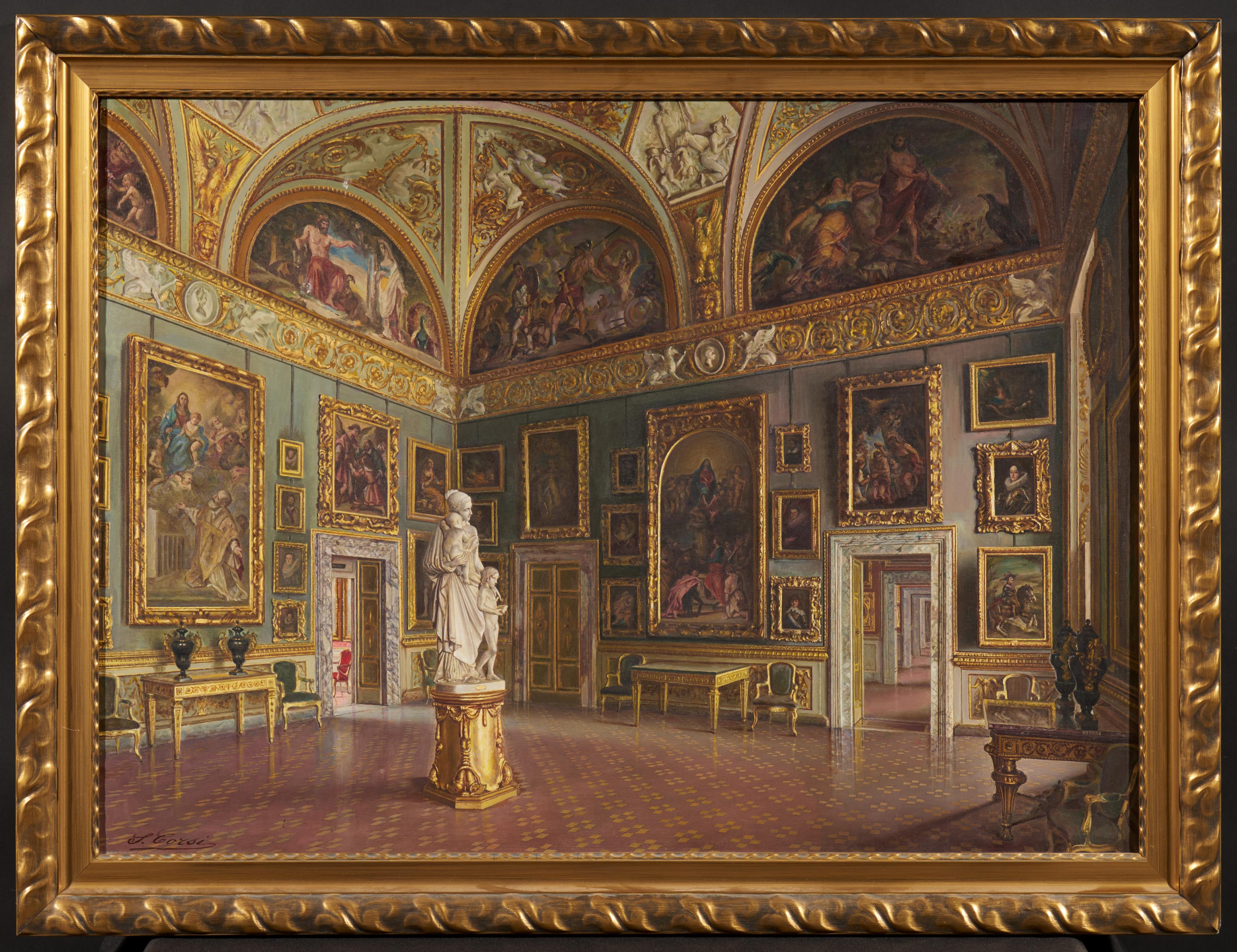 Santi Corsi: In the Picture Gallery of the Palazzo Pitti in Florence - Image 2 of 5