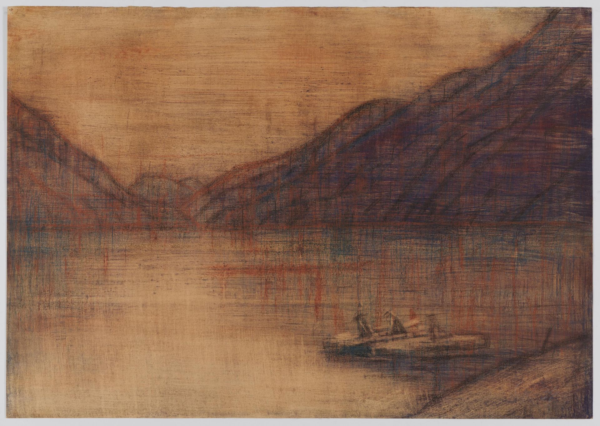 Christian Rohlfs: Boot auf dem Lago Maggiore - Image 2 of 3