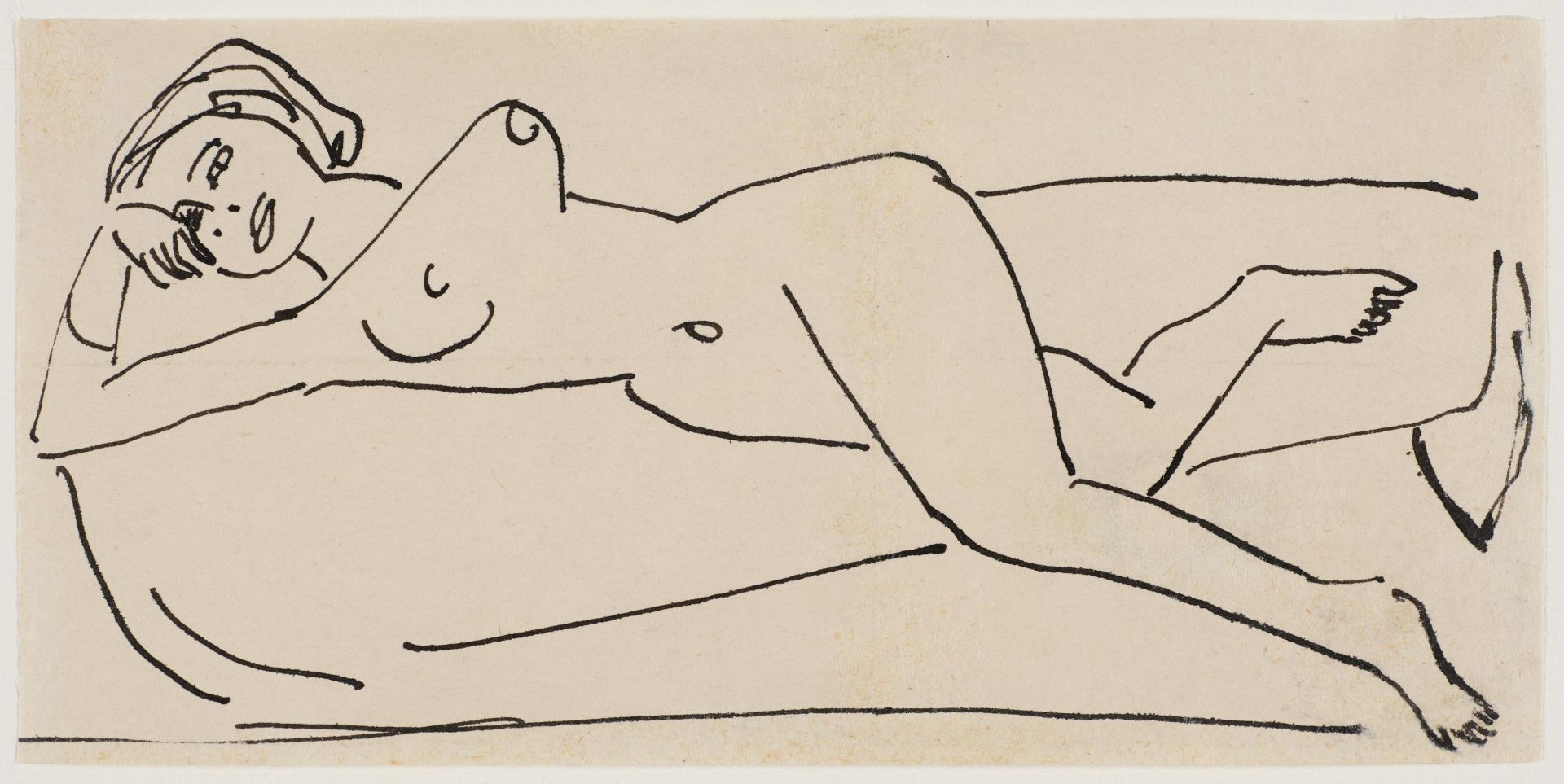 Ernst Ludwig Kirchner: Liegender Frauenakt - Image 2 of 3