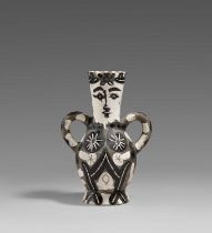 Pablo Picasso Ceramics: Vase with Two High Handles