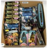 GRP inc Playmates Star Trek figures and figure