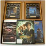 QTY inc Harry Potter framed LE film cell mini
