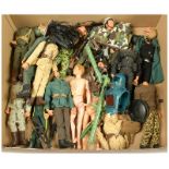 QTY inc Palitoy vintage Action Man loose figures