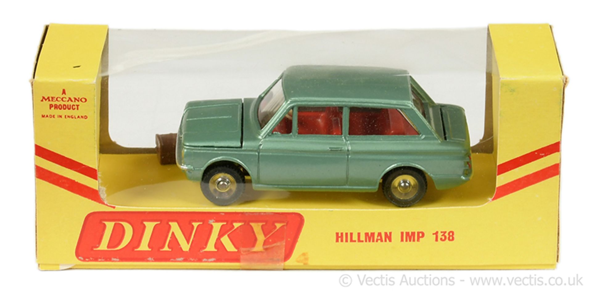 Dinky 138 Hillman Imp - metallic green, red