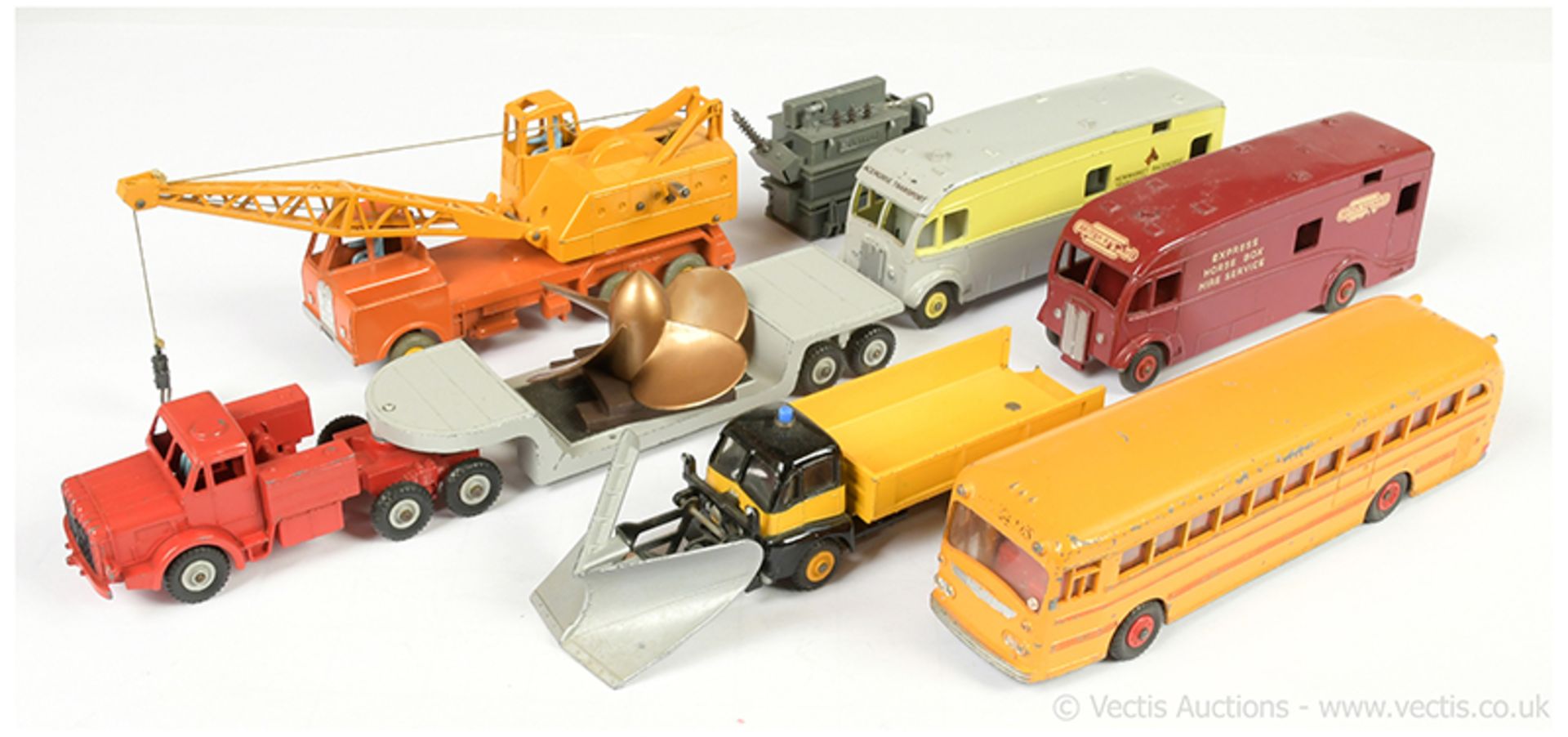 GRP inc Dinky unboxed Mighty Antar Low Loader