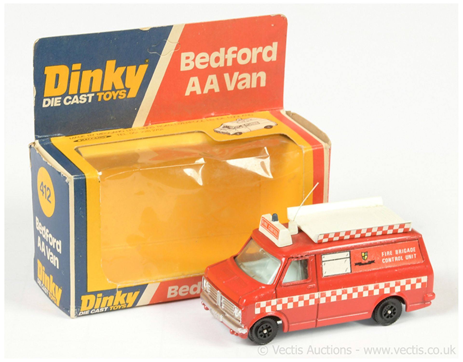 Dinky 410 Bedford Van Pre-production "Fire