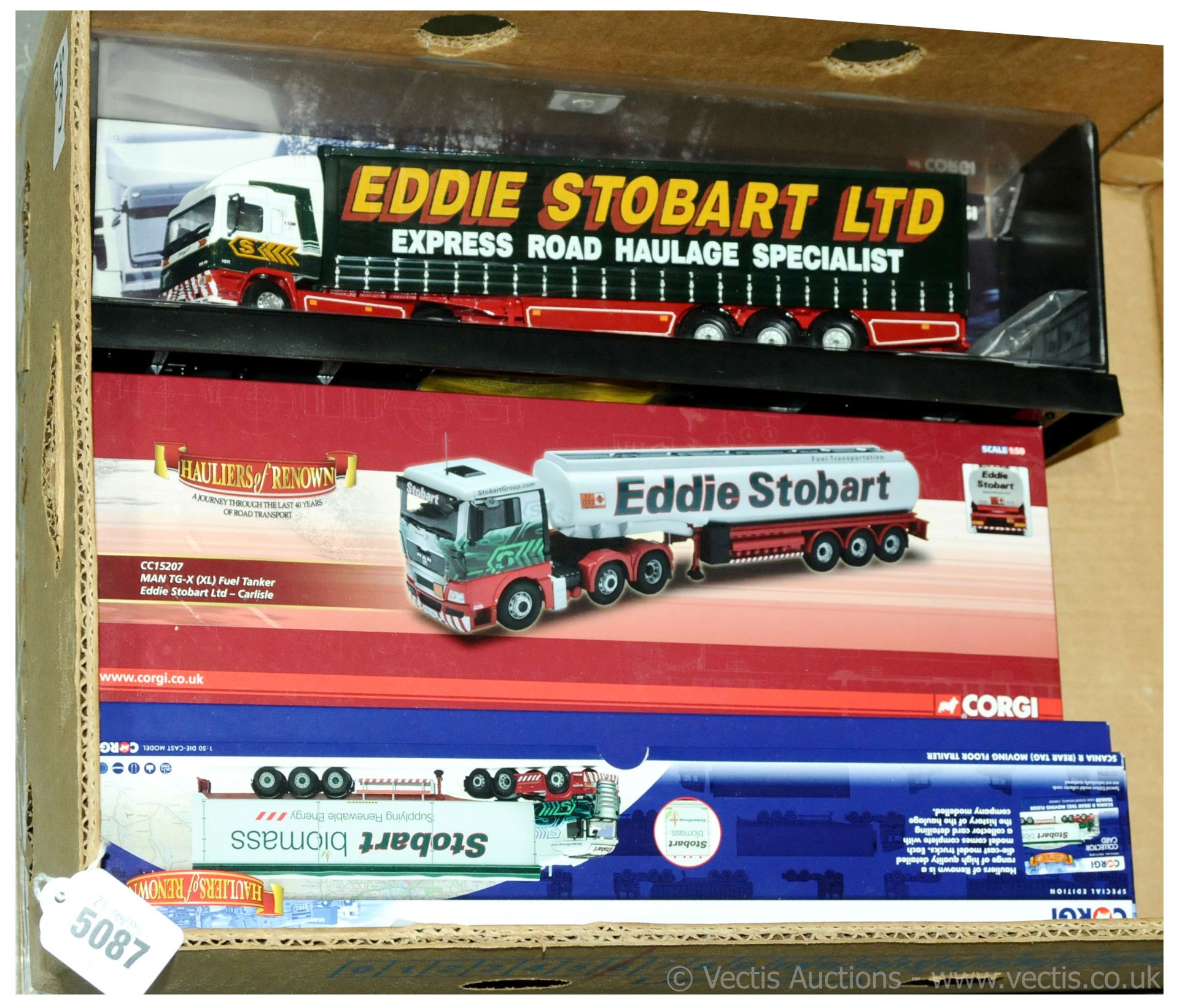 GRP inc Corgi boxed Eddie Stobart truck CC15207