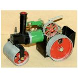 Mamod Live Steam Roller - green/red, lacks