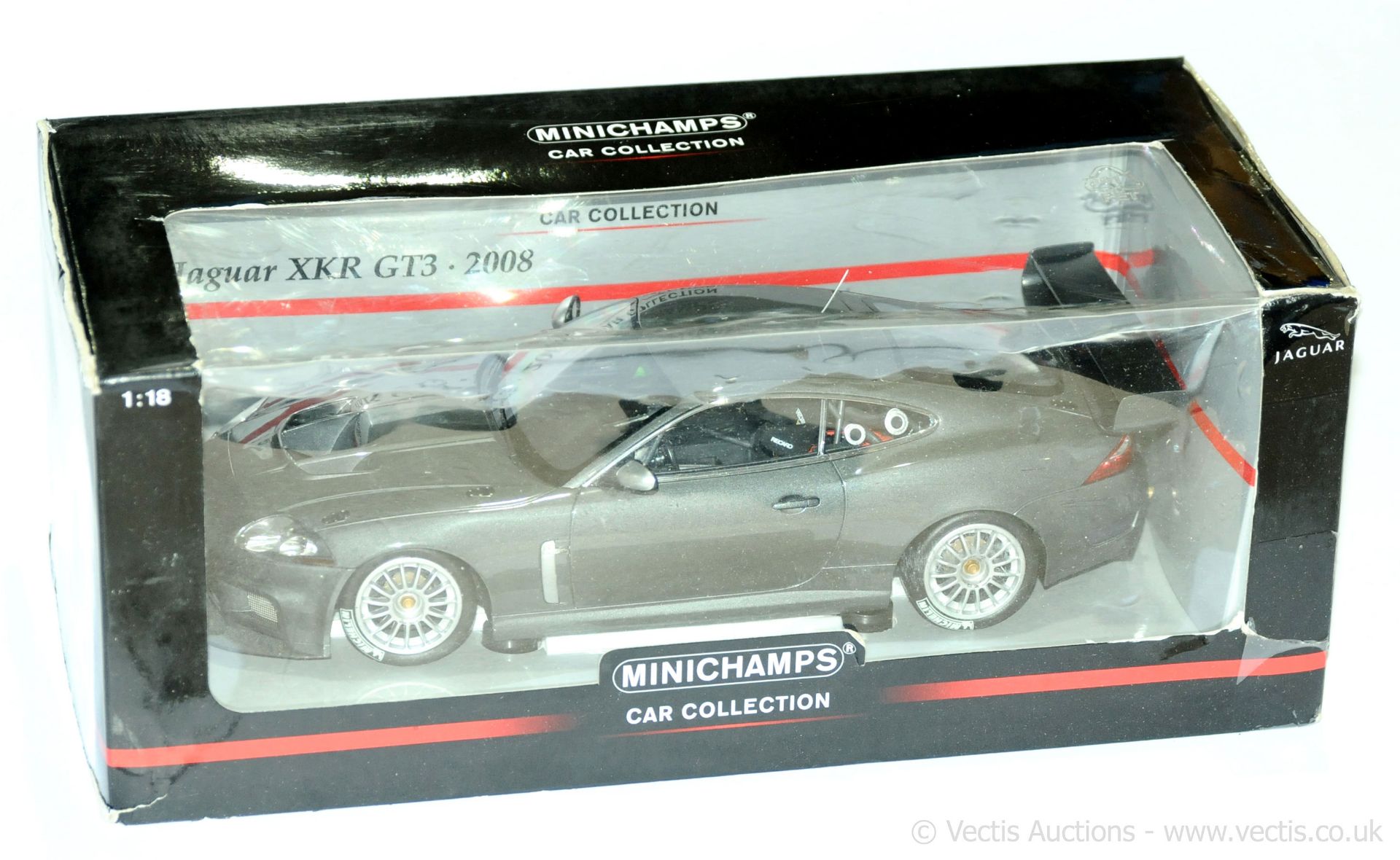 Minichamps boxed 1/18th scale Jaguar XKR GT3
